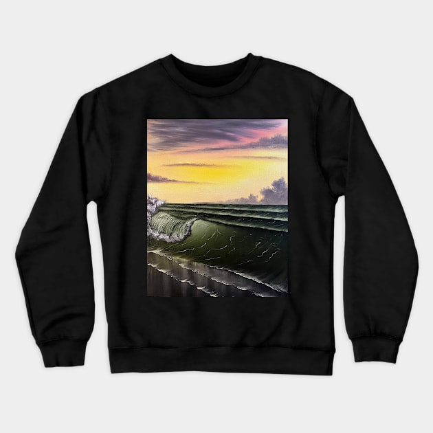 Seascape Fantasy Crewneck Sweatshirt by J&S mason